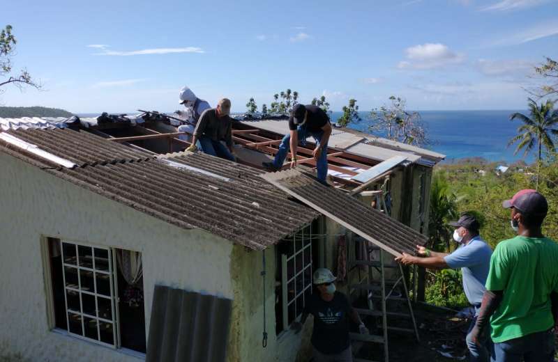 Instructores del Sena Quindío apoyan fase de evaluación en San Andrés y Providencia tras el paso del huracán Iota
