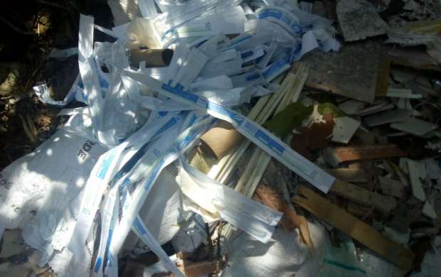 Habitantes de La Patria denuncian botadero de desechos clínicos